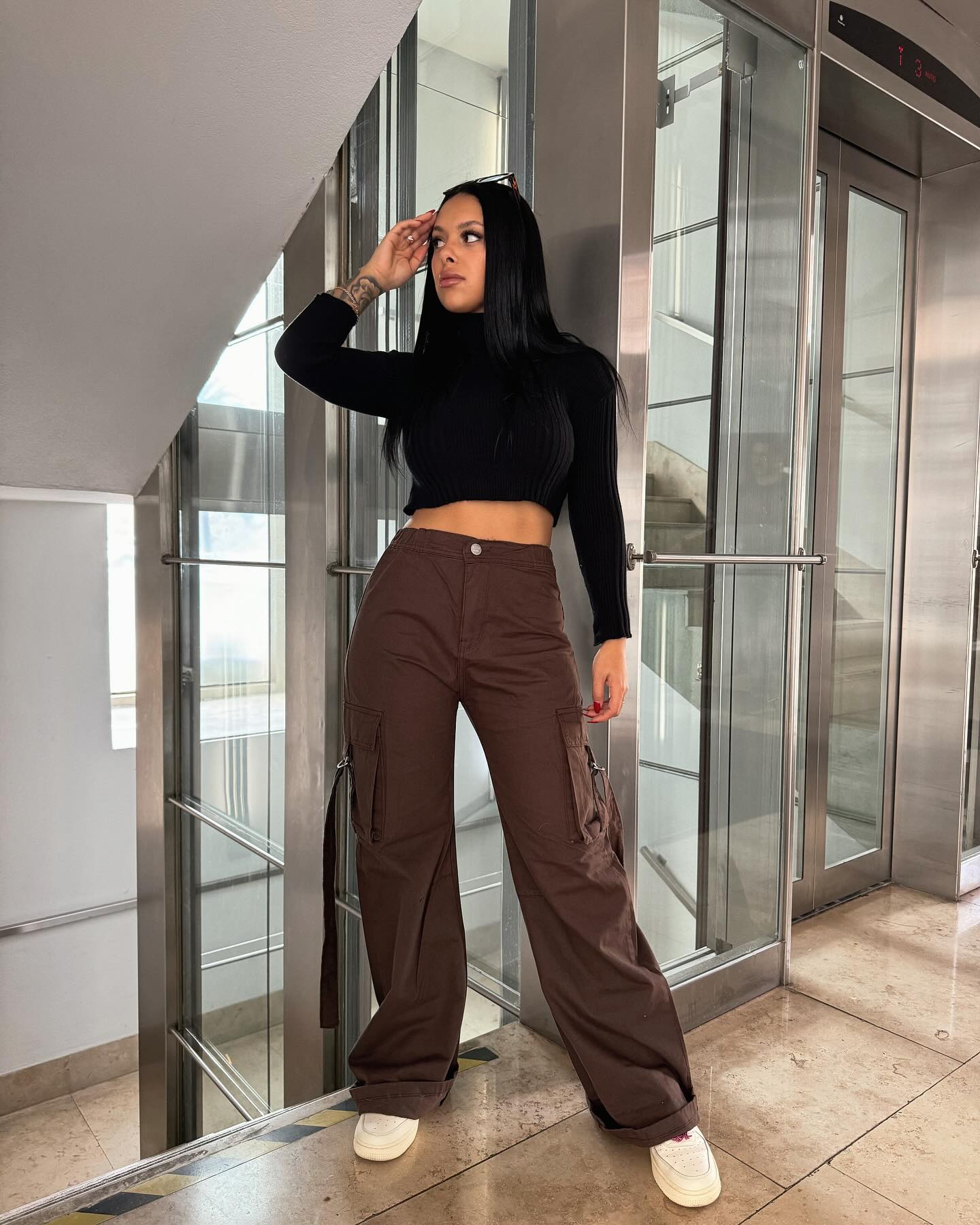 Wide legs Brescia Chocolate